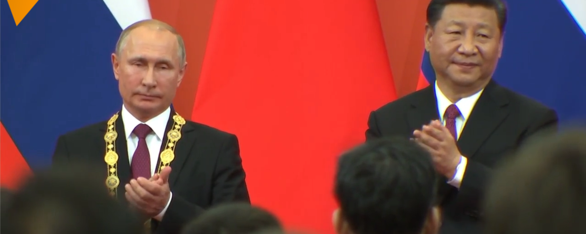 習近平向首位外國元首俄羅斯總統普京頒授中華人民共和國“友誼勳章” - 俄羅斯衛星通訊社, 1920, 08.06.2018