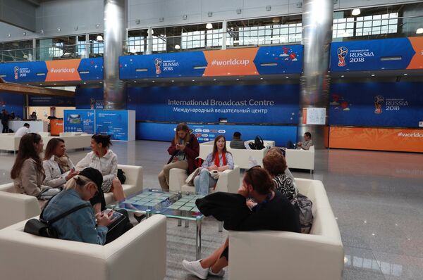 世界杯國際廣播中心已在莫斯科投入使用 世界杯國際廣播中心已在莫斯科投入使用 - 俄羅斯衛星通訊社