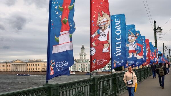 Санкт-Петербург накануне проведения Чемпионата мира по футболу - 俄罗斯卫星通讯社