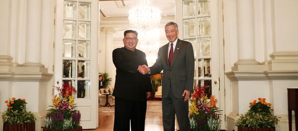 金正恩已經與新加坡總理見面 - 俄羅斯衛星通訊社