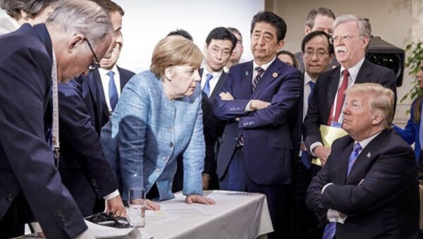 特朗普評論了G7峰會上的“糟糕照片” - 俄羅斯衛星通訊社