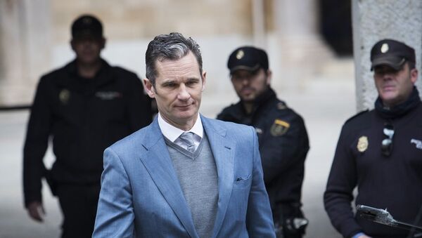 西班牙最高法院判處公主夫婿70個月監禁 - 俄羅斯衛星通訊社