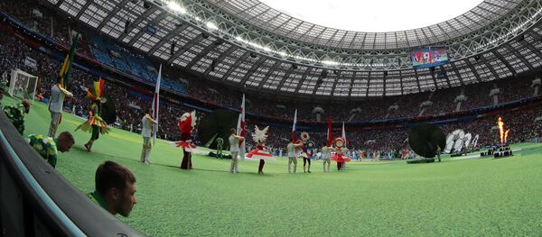 Церемония открытия чемпионата мира по футболу 2018 на стадионе Лужники - 俄罗斯卫星通讯社