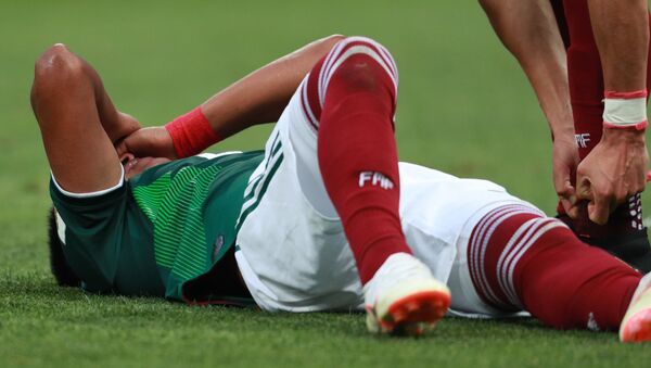 2018年世界杯 墨西哥球员带病上场击败德国队 - 俄罗斯卫星通讯社