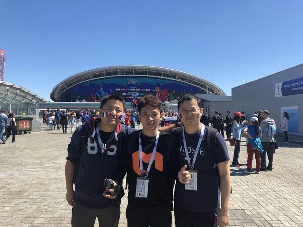 章杨、郭宇和薛刚在喀山市   - 俄罗斯卫星通讯社