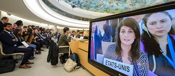 俄方认为联合国人权理事会不会因美国的退出而遭到损失 - 俄罗斯卫星通讯社