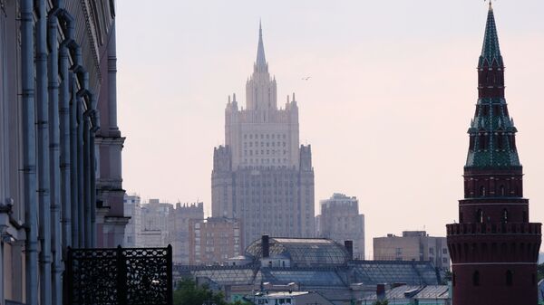 Высотное здание министерства иностранных дел РФ - 俄羅斯衛星通訊社