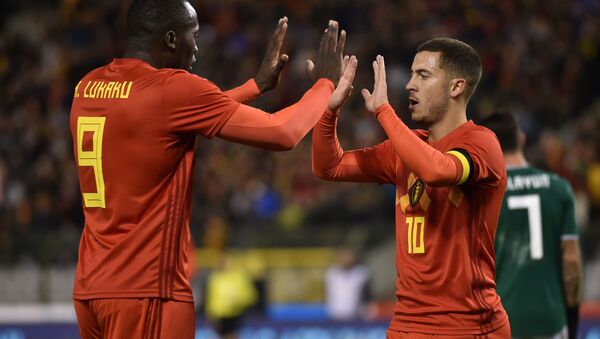 2018世界杯小组赛比利时以5:2击败突尼斯 - 俄罗斯卫星通讯社