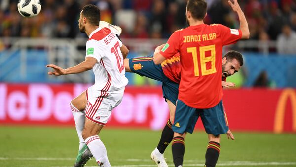 世界杯小組賽西班牙與摩洛哥戰平 - 俄羅斯衛星通訊社