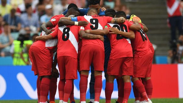 2018年世界杯第三轮小组赛 秘鲁队战胜澳大利亚队 - 俄罗斯卫星通讯社