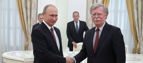 俄总统普京会见美总统国家安全顾问博尔顿 - 俄罗斯卫星通讯社