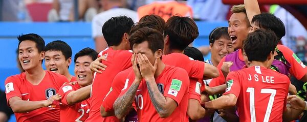 2018俄罗斯世界杯小组赛韩国队击败德国队 - 俄罗斯卫星通讯社