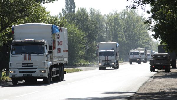 俄羅斯向頓巴斯地區派出人道主義救援車隊 - 俄羅斯衛星通訊社
