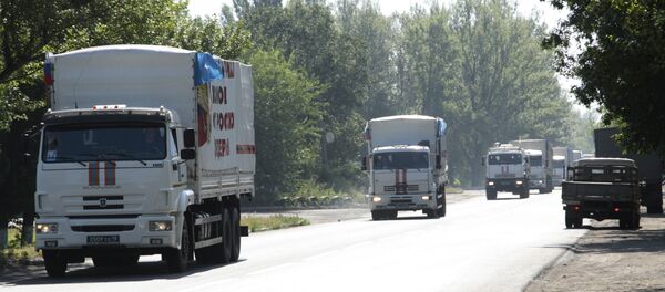 俄羅斯向頓巴斯地區派出人道主義救援車隊 - 俄羅斯衛星通訊社