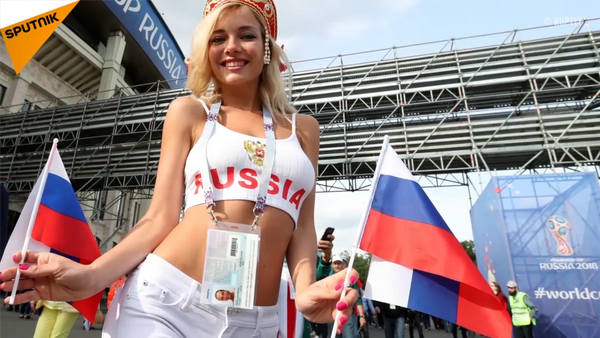 最美俄罗斯球迷 - 俄罗斯卫星通讯社