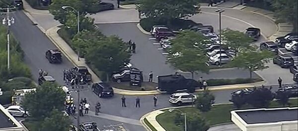 美國馬里蘭州的CAPITAL GAZETTE編輯部發生槍擊案 美國馬里蘭州的CAPITAL GAZETTE編輯部發生槍擊案 - 俄羅斯衛星通訊社