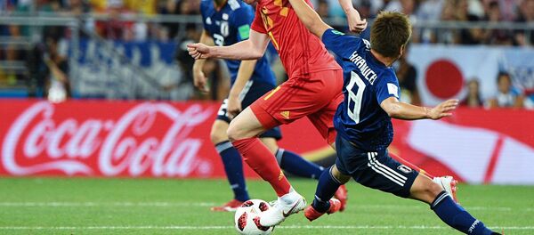 Футбол. ЧМ-2018. Матч Бельгия - Япония - 俄罗斯卫星通讯社