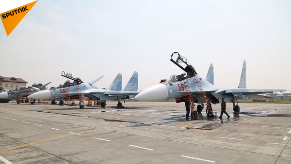 首批苏-30SM战机加入西部军区将在库尔斯克地区组建飞行大队 - 俄罗斯卫星通讯社