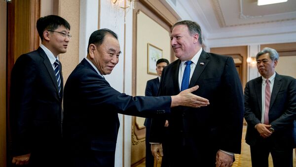美国务卿蓬佩奥称将派遣美朝峰会筹备组前往亚洲 - 俄罗斯卫星通讯社