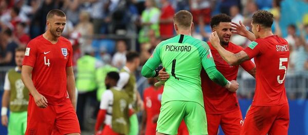 英国队击败瑞典队自1990年后首次进入世界杯半决赛。 - 俄罗斯卫星通讯社