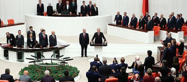 埃尔多安宣誓就任土耳其总统 - 俄罗斯卫星通讯社