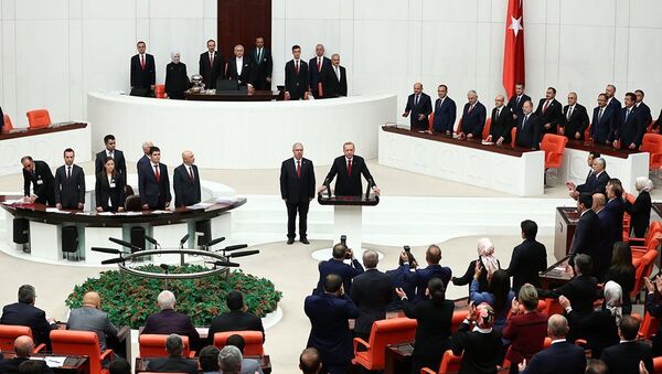 埃尔多安宣誓就任土耳其总统 - 俄罗斯卫星通讯社