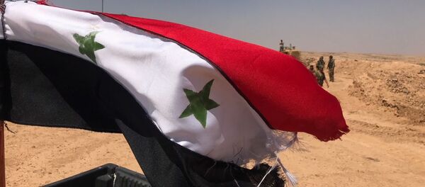 Сирийские войска на границе с Иорданией в провинции Дераа - 俄罗斯卫星通讯社