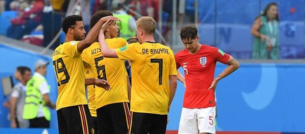 比利时队击败英国队获得2018世界杯季军 - 俄罗斯卫星通讯社