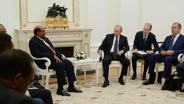 普京總統會見蘇丹總統 - 俄羅斯衛星通訊社