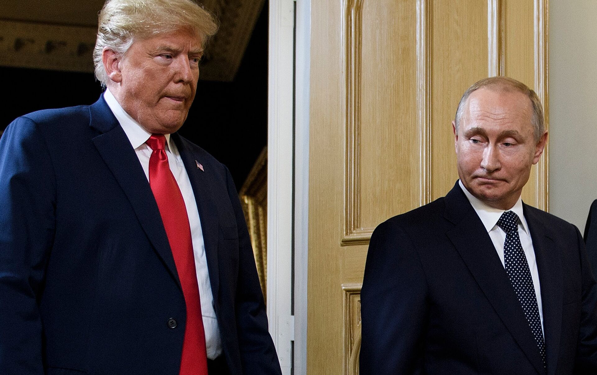 G20峰会前普京与特朗普热烈交谈 - 2019年6月28日, 俄罗斯卫星通讯社