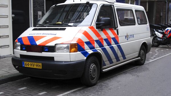 Полицейский автомобиль на улице Амстердама. Архивное фото - 俄罗斯卫星通讯社