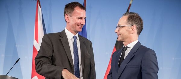 德國外長馬斯在與英國外交大臣會談 - 俄羅斯衛星通訊社