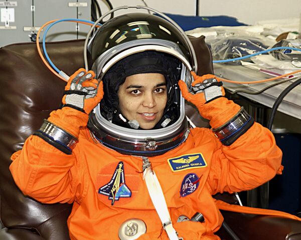 印裔美籍宇航员卡尔帕娜∙乔拉在飞行培训期间。 - 俄罗斯卫星通讯社
