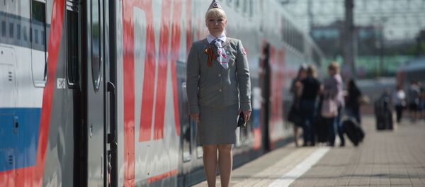 “俄铁”利用旅客列车6日内将货物从北京快运至莫斯科 - 俄罗斯卫星通讯社