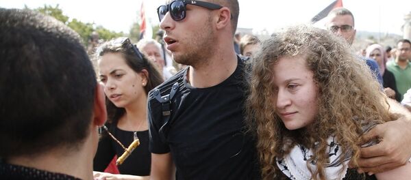 以色列释放一名殴打军官的巴勒斯坦少女 - 俄罗斯卫星通讯社