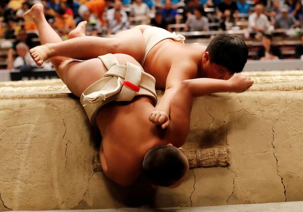 日本小學生相撲比賽 - 俄羅斯衛星通訊社