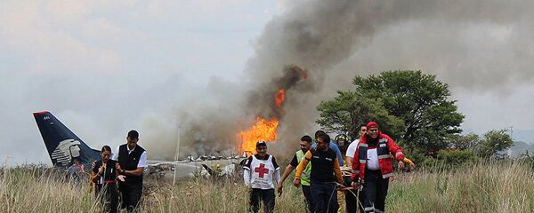 墨西哥一架载有103人的飞机失事 - 俄罗斯卫星通讯社