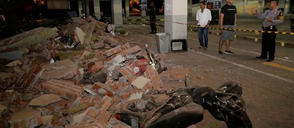 媒體：印尼地震遇難人數升至131人 - 俄羅斯衛星通訊社