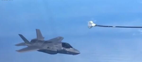 F-35空中加油不成功視頻曝光 - 俄羅斯衛星通訊社