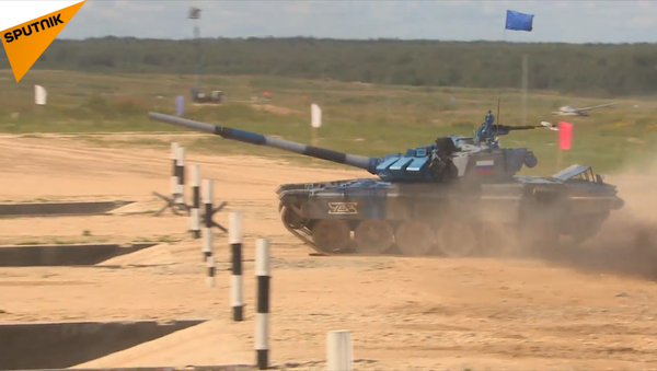 “坦克两项”第一阶段比赛结束 - 俄罗斯卫星通讯社