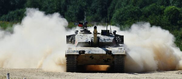 坦克接力赛在阿拉比诺拉开帷幕 - 俄罗斯卫星通讯社