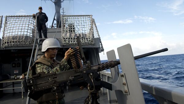 菲律宾海军南达沃舰抵达符拉迪沃斯托克参加俄海军日阅兵式 - 俄罗斯卫星通讯社