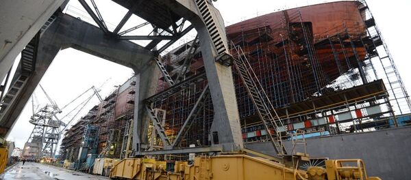 聖彼得堡開始建造“楚科奇”號新型核動力破冰船 - 俄羅斯衛星通訊社