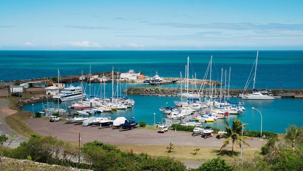 A general view shows the marina in Koumac, in the North Province of New Caledonia - 俄罗斯卫星通讯社