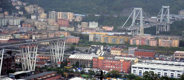 意大利交通部：热那亚高架桥坍塌事故遇难者增至22人 - 俄罗斯卫星通讯社