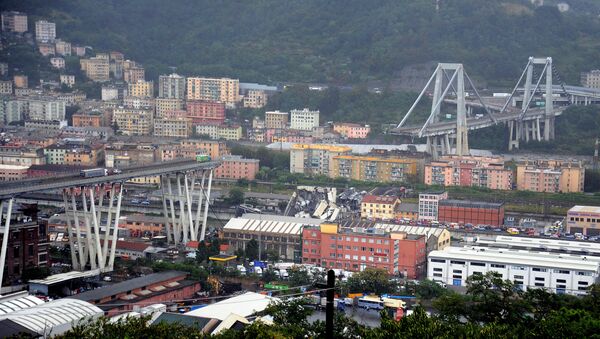 意大利交通部：热那亚高架桥坍塌事故遇难者增至22人 - 俄罗斯卫星通讯社