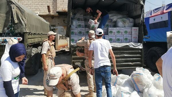 俄罗斯卡德罗夫基金会向阿勒颇提供面包 - 俄罗斯卫星通讯社