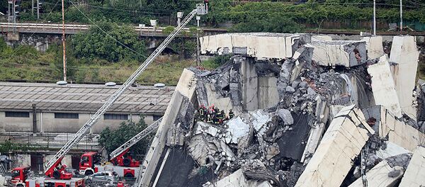 意大利热那亚高架桥坍塌事故 - 俄罗斯卫星通讯社