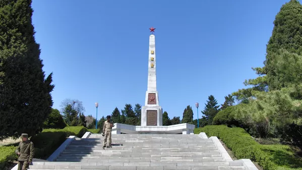 朝鮮平壤“解放”紀念碑。 朝鮮平壤“解放”紀念碑。 - 俄羅斯衛星通訊社
