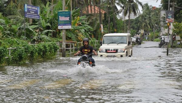 印度喀拉拉邦8月8日以來320多人死於暴雨 - 俄羅斯衛星通訊社